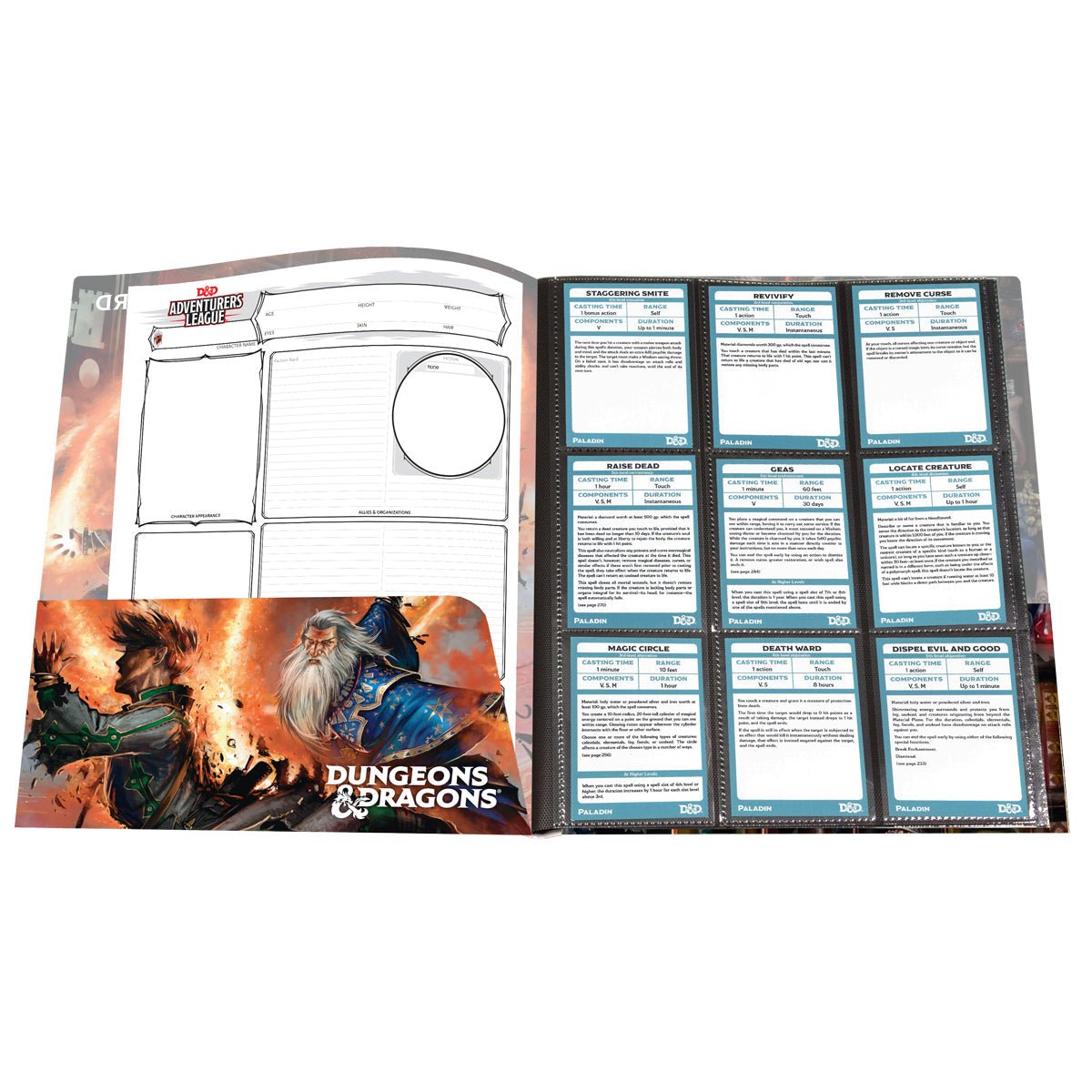 Wizard - Class Folio with Stickers for Dungeons & Dragons - E - 18603 - Ultra PRO - Ultra PRO International