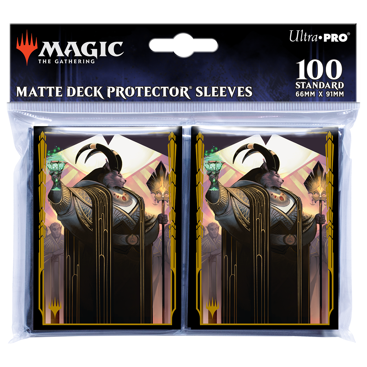 Ultra Pro 100 MTG Standard Card Sleeves Raffine New Capenna - MTG Sleeves