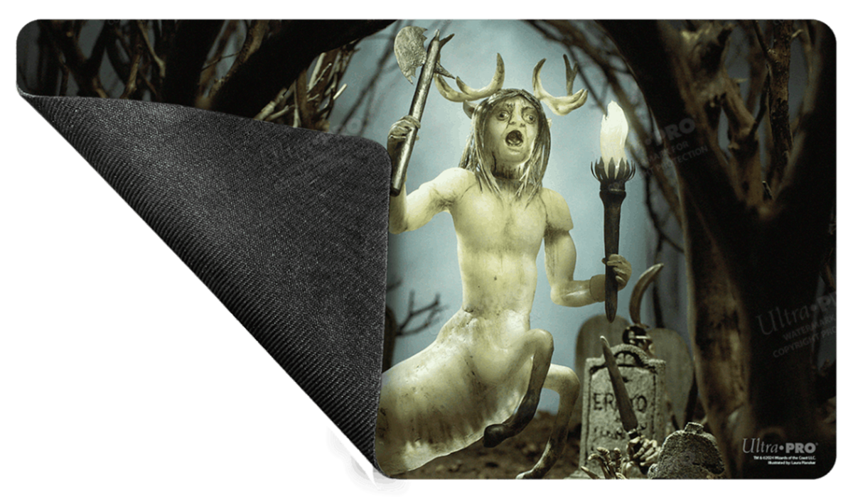 Secret Lair March 2024 - Diabolical Dioramas Karador, Ghost Chieftain Standard Gaming Playmat for Magic: The Gathering | Ultra PRO International