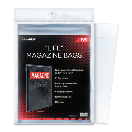 Life Magazine Size Bags (100ct) | Ultra PRO International