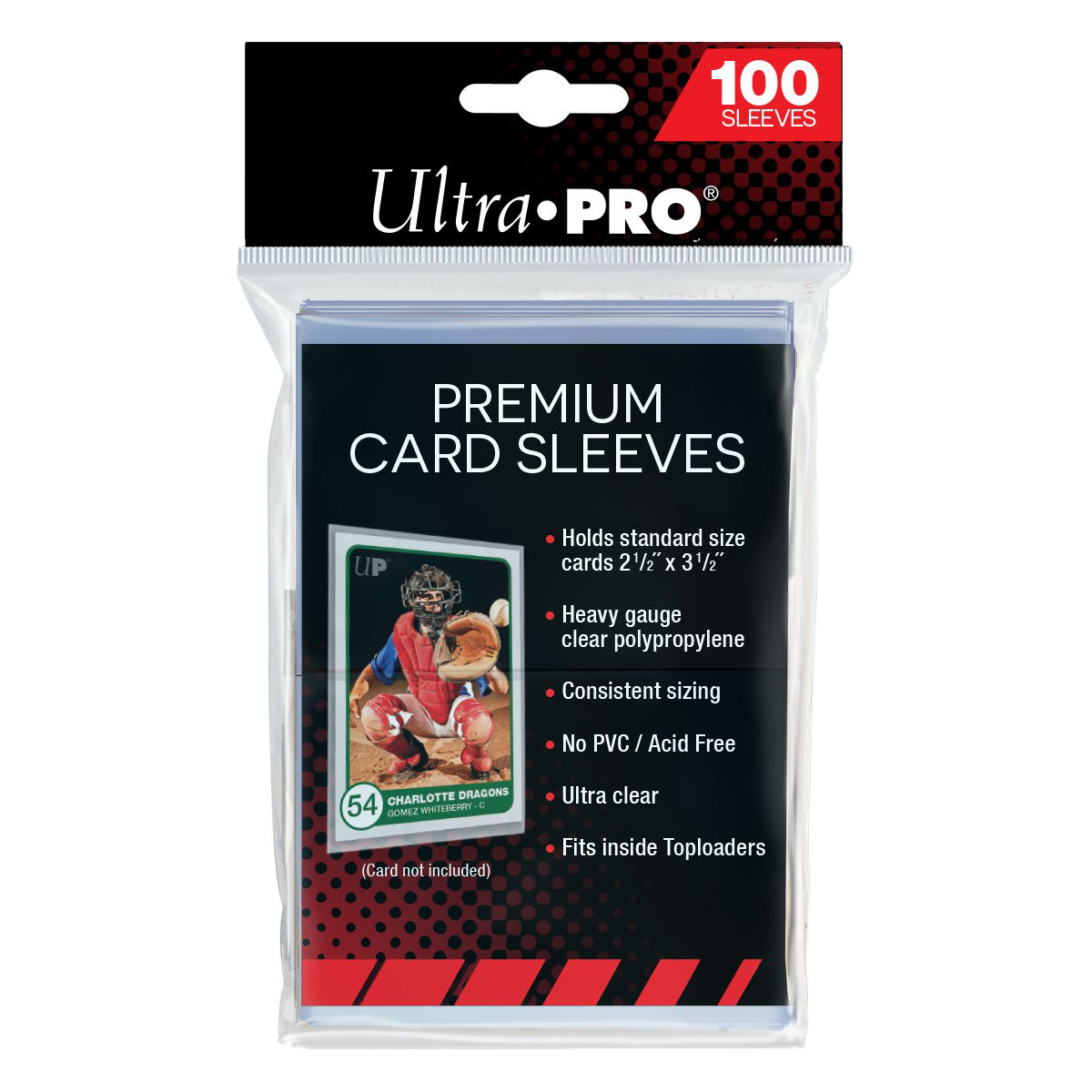 Ultra Pro - AW11739 - Sleeves Protèges Cartes - Transparent - 100 Piece :  No Name: : Jeux et Jouets